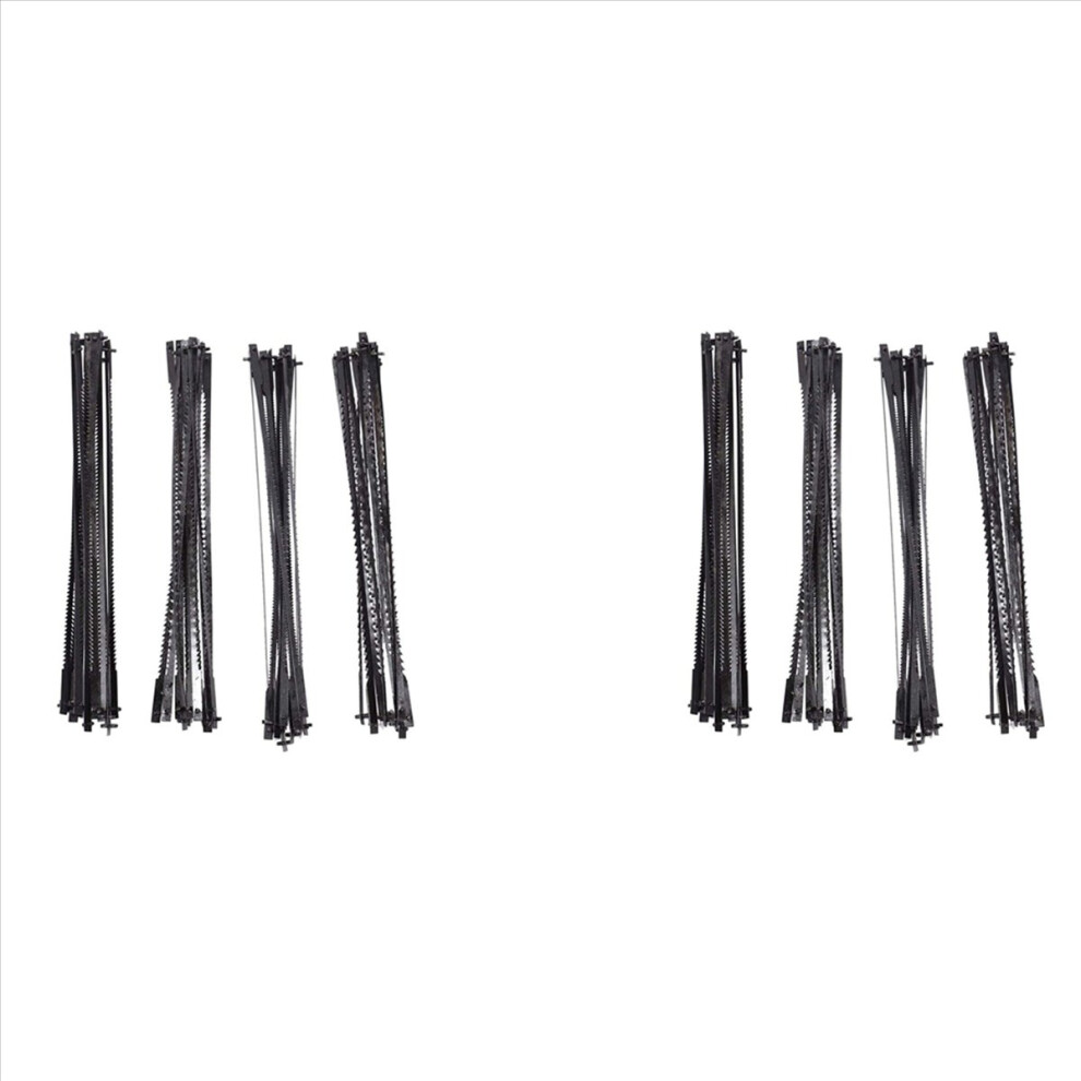24Pcs 5 Inch Pinned Scroll Saw Blades Tpi 10/15/18/24 Tools Accessories For Woodworking Diyers 4851681194054