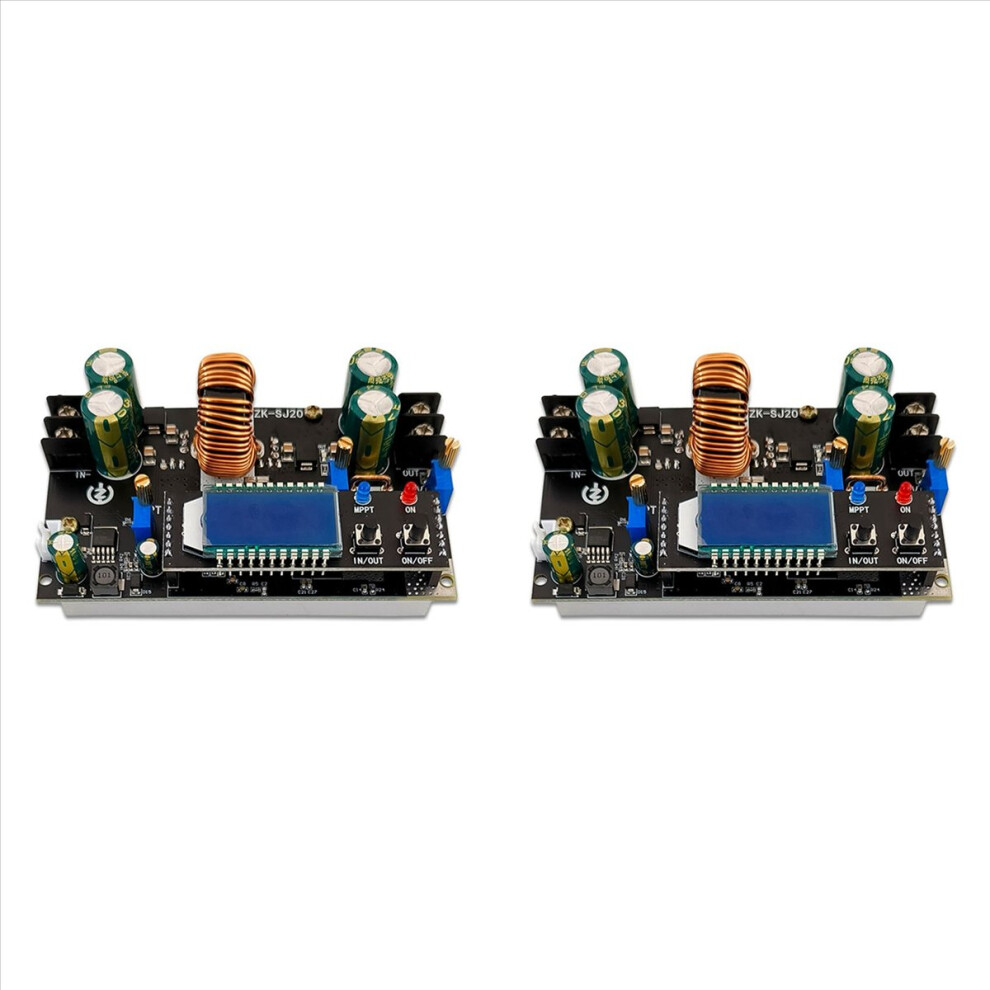 2X -Sj20 Automatic Step Up Down Module Mppt With Lcd Display Buck Boost Converter Power Supply Adjustable Board 4851681193477