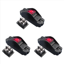 3X 30A 24V JR-617 waterdichte lijn medium schakelaar plat rond zilver contact dubbel gesneden stofdicht