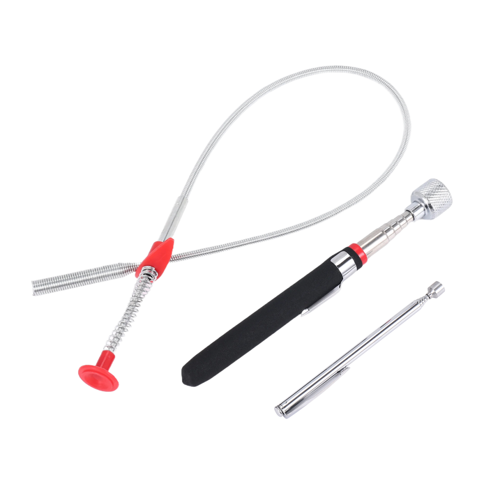 3 Pack Pick-Up Tool Set Magnetic Retrieving Telescoping Curve Grabber 4851681103254