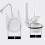 2-pack toiletklepvervanging voor 5
