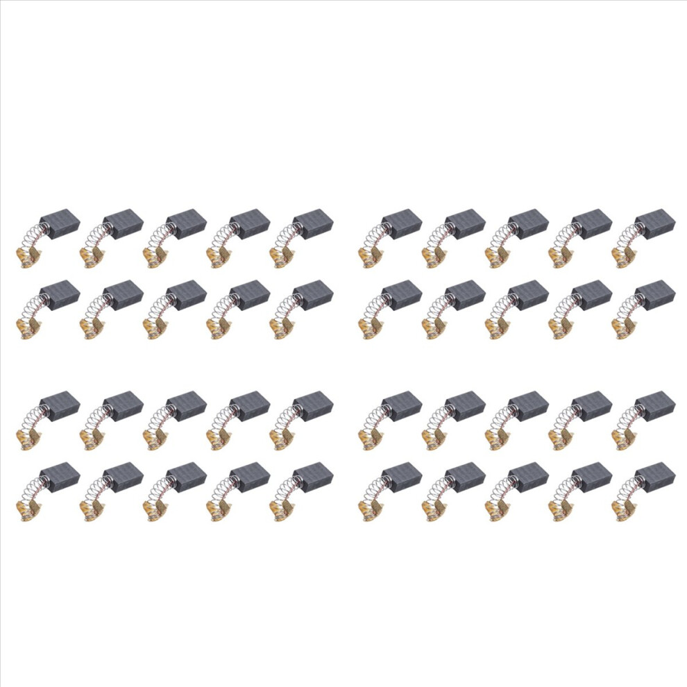 40 Pcs 17137Mm Power Tool Motor Carbon Brush 999038 For Black+Gold+Silver 4851681123528