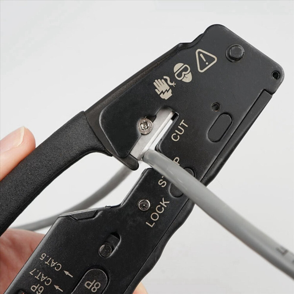 2X Network Cable Crimper Rj45 Crimp Tool Cutter Stripper For Rj45 Cat7 Cat6 Cat5 Rj11 Rj12 Connector Pliers 4851681123276