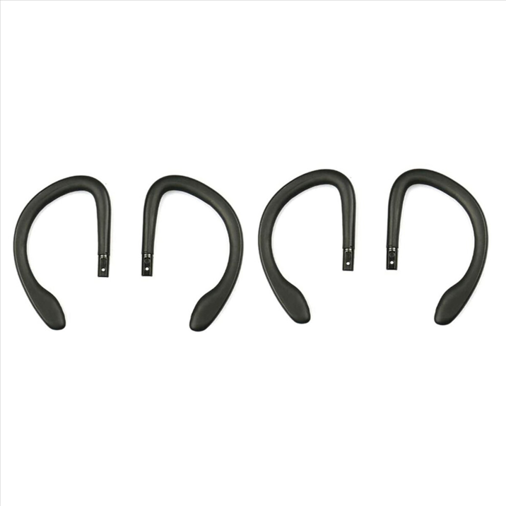 2X Earhook Replacement Earbud Tip Wireless Sports Headphone Loop Clip Ear Hooks Repair Parts For 3 Pb3 Black 4851681115400