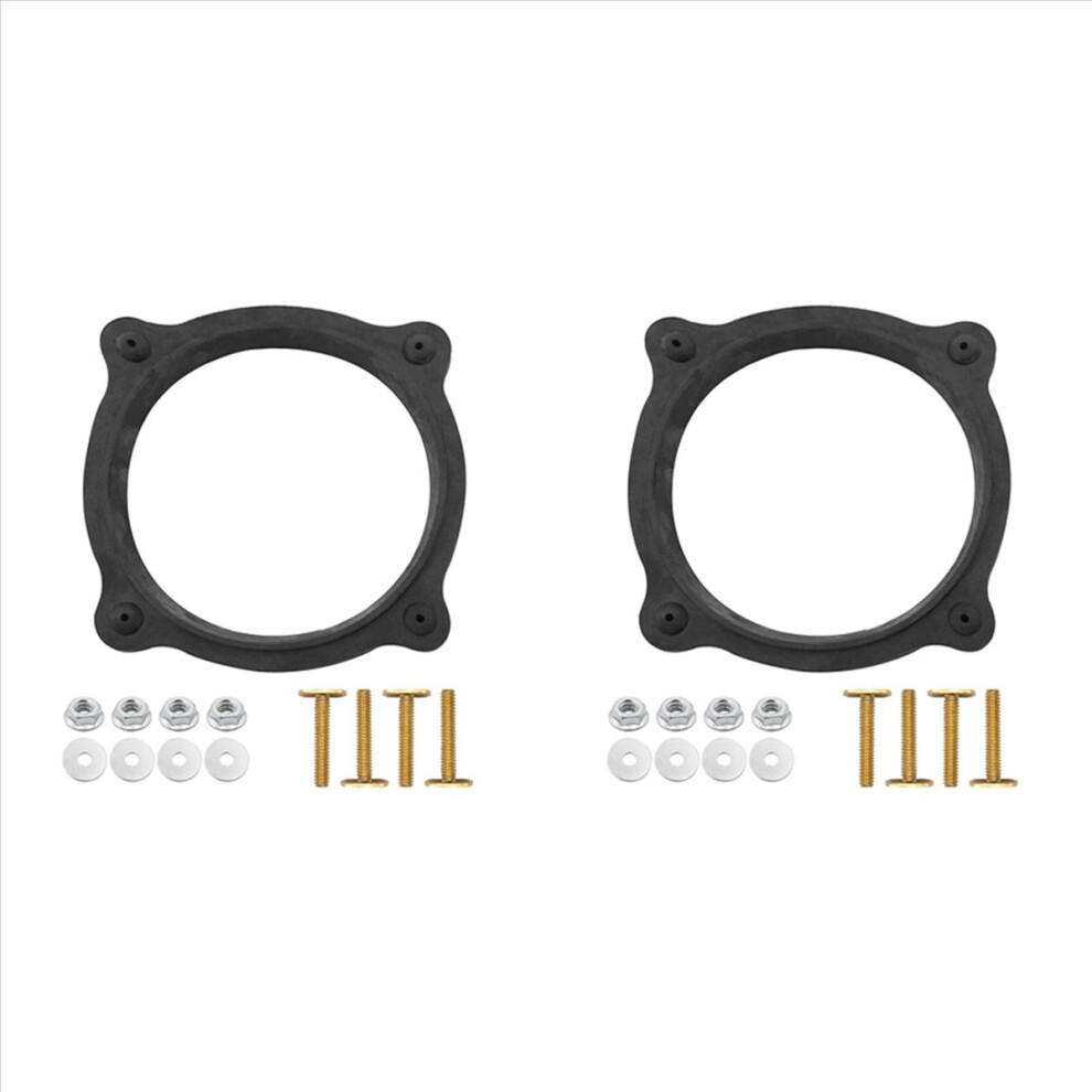 2X 385310063 Floor Flange Seal And Mounting Kit Replacement For Select /Sealand Rv Toilet Black 4851681117435