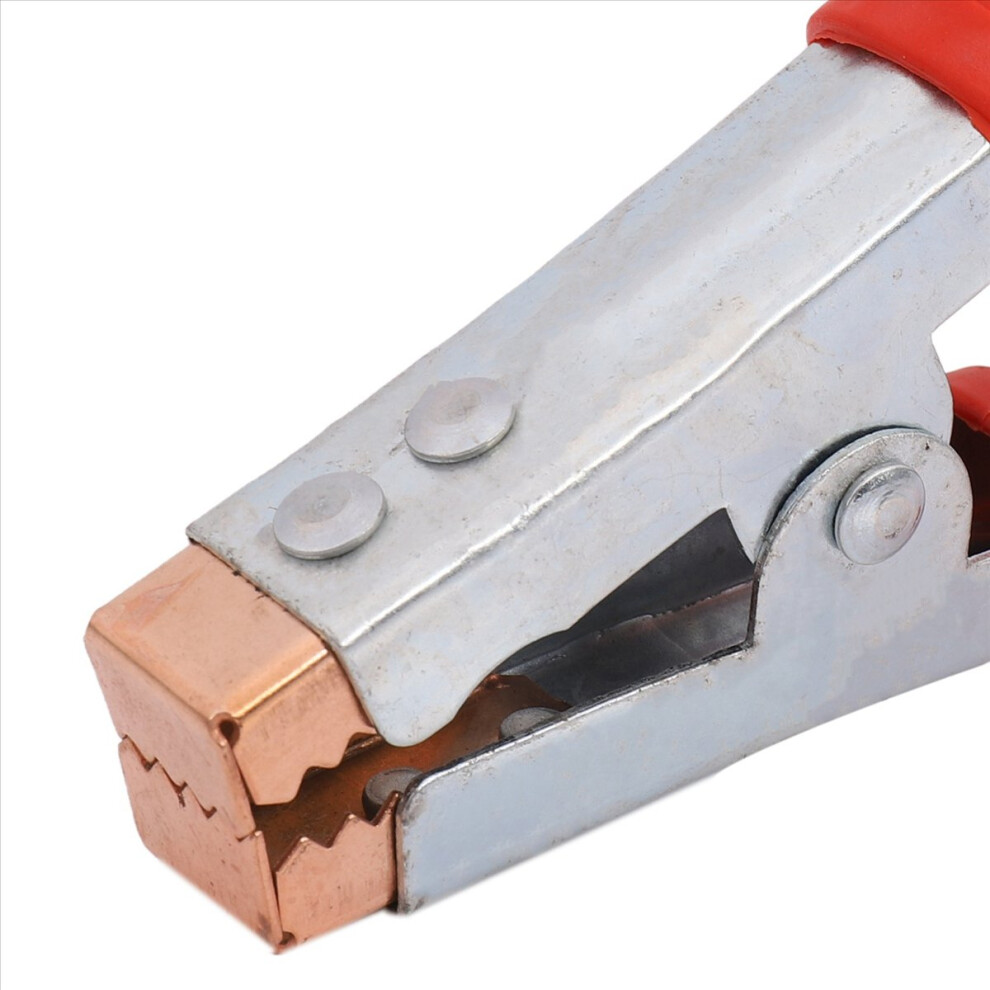 6X Crocodile Clips Heavy Duty Copper Battery Test Alligator Clamps Black/Red 4851681116797