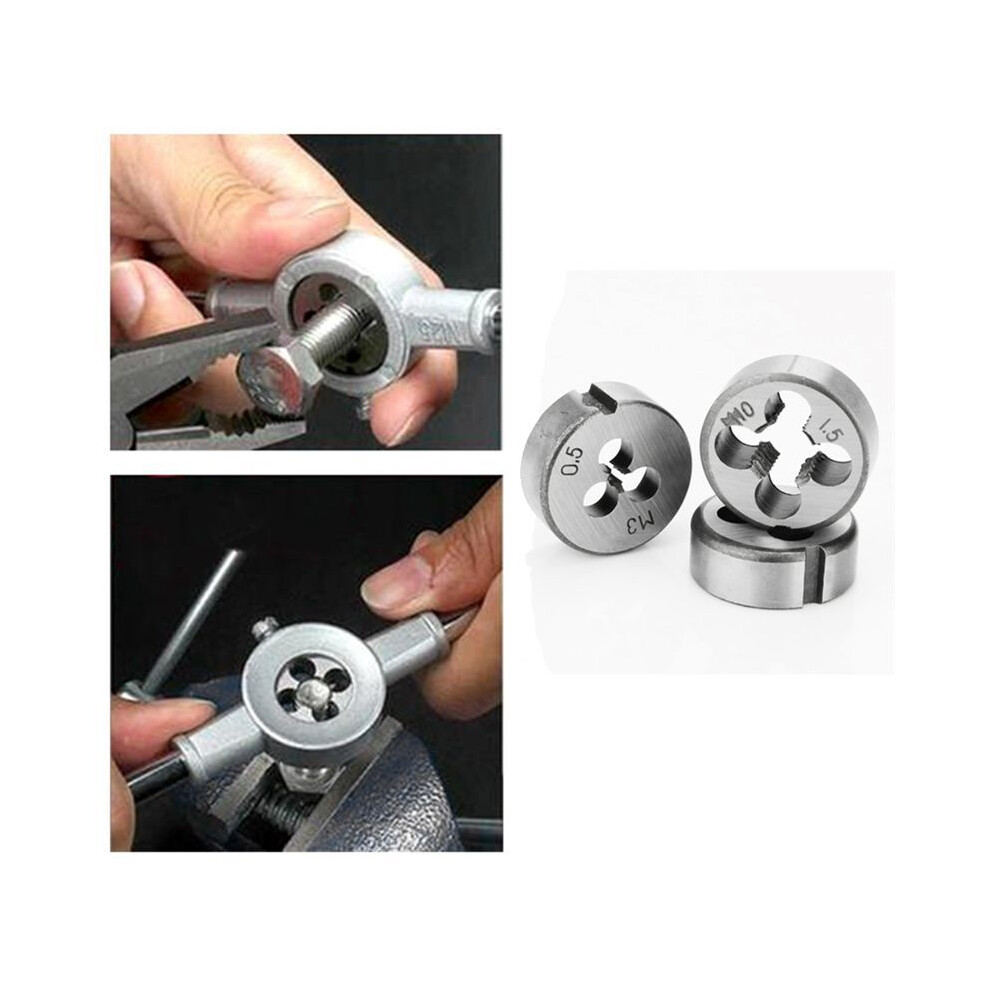 8Pcs Metric Die Set M3//M5/M6/M8/M10/ Tool 4852597834416