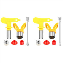 8-delige Airless verfspuitset, 11,8 inch verlengstang met 517 spuittip en spuitmondbeschermer