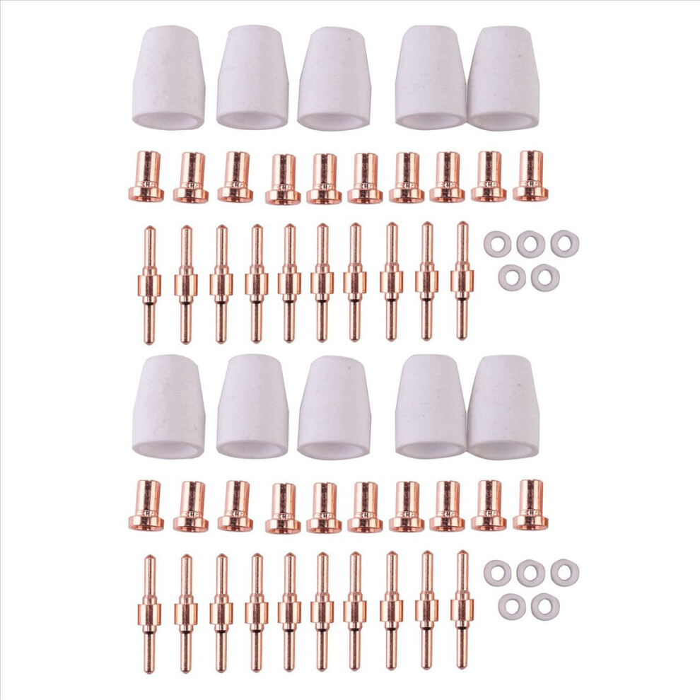 For Pt-31 -40 Plasma Cutter Cutting Torch Consumables Kit Extended 60Pcs 4854010039446