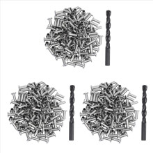 360 stuks roestvrijstalen beschermhoezen voor 1/8 inch 5/32 of 3/16 kabelleuningen