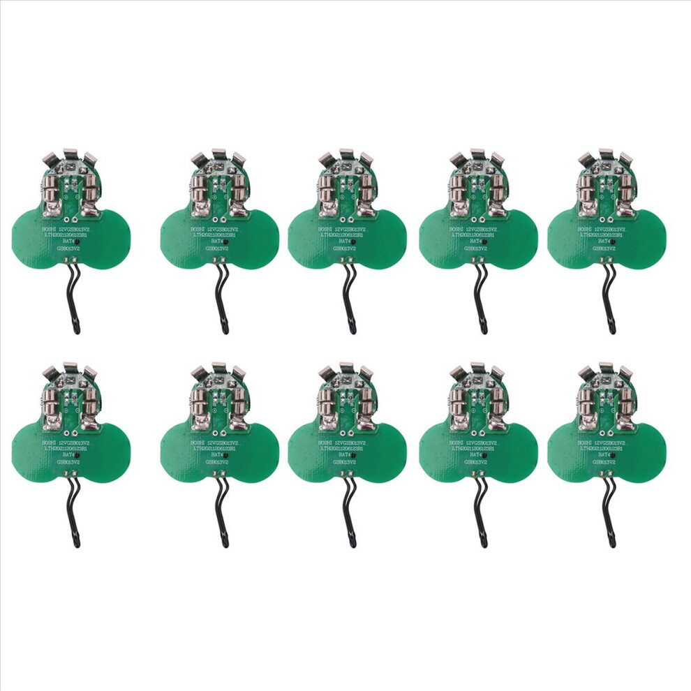 10X Bat411 Battery Pcb Board Circuit For 10.8V 12V Bat412a 2607336013 2607336014 4854010034458