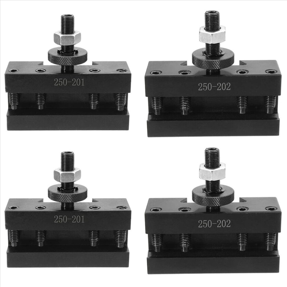4Pcs Quick Change Cnc Lathe Tool Post Turning Facing Holder For Lathes Tools-250-201 & 250-202 4851681143168