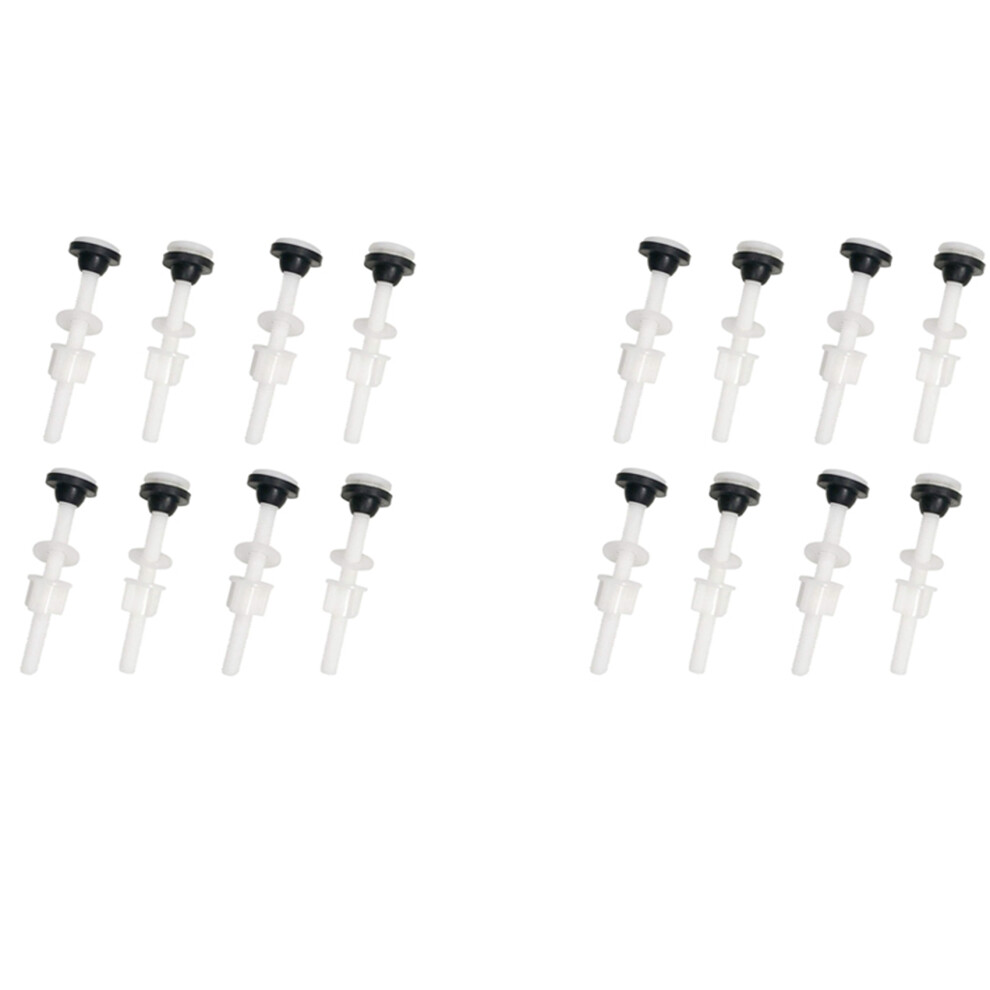 16 Pack Toilet Tank Plastic Bolts M10 To Bowl Bathroom Repair Kits Screws And Seal Set Pan Head 4854010040930