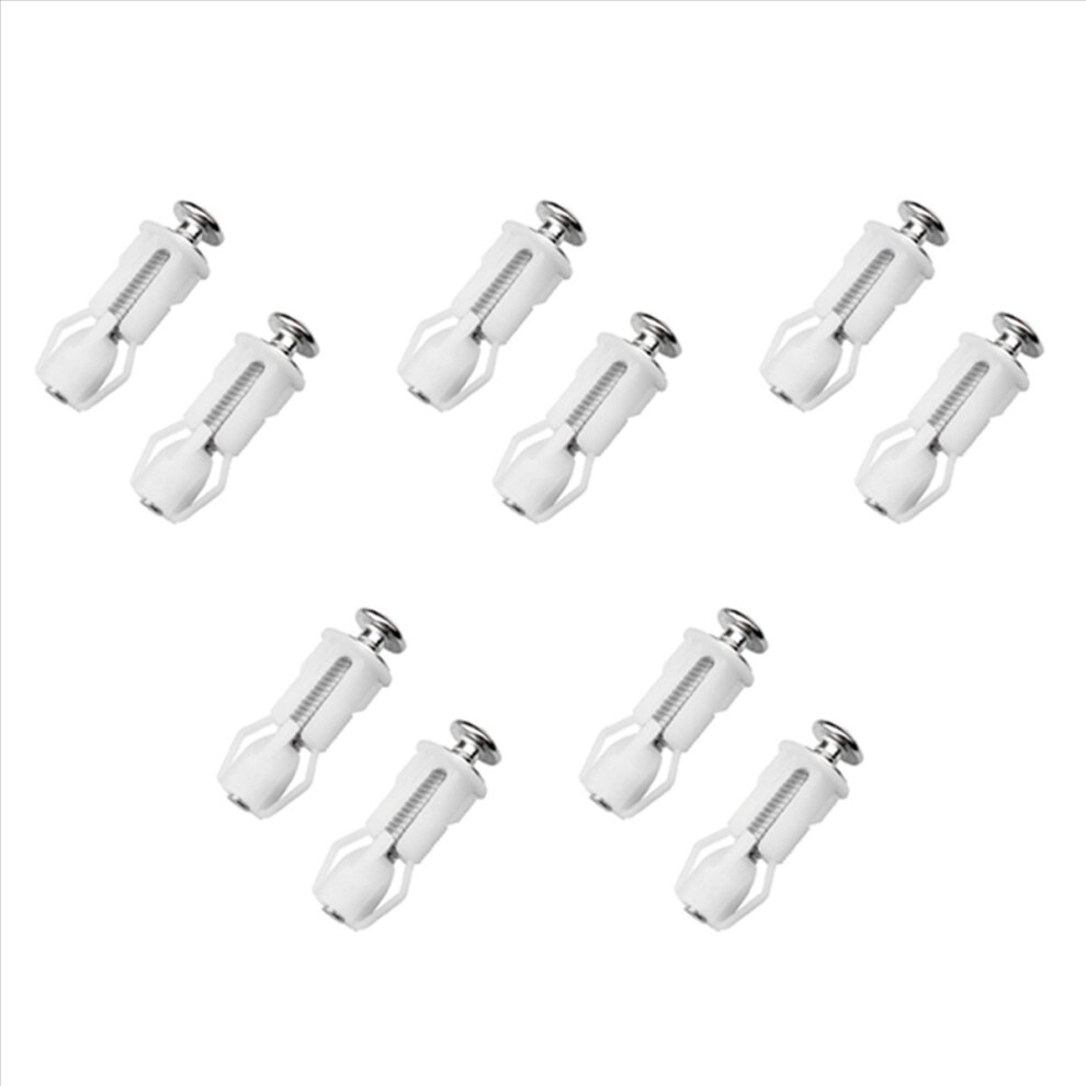 5X Toilet Seat Screws And Lid Stainless Steel Top Fixing Hinges Screws, For Replacement Parts 4851681142093