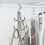 White Handbag Storage Hanger Metal Rotatable Hook 4