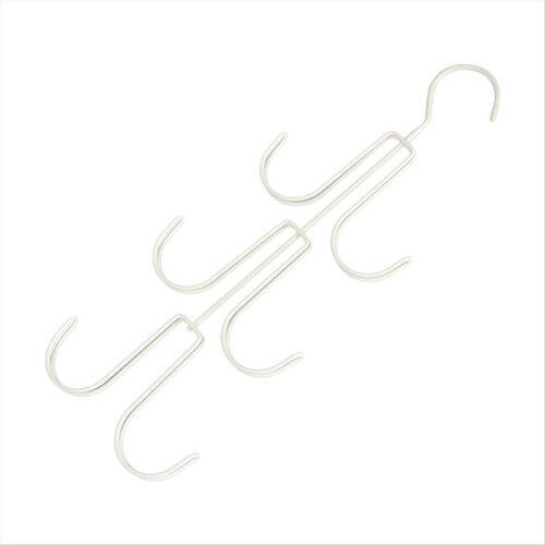 White Handbag Storage Hanger Metal Rotatable Hook 1