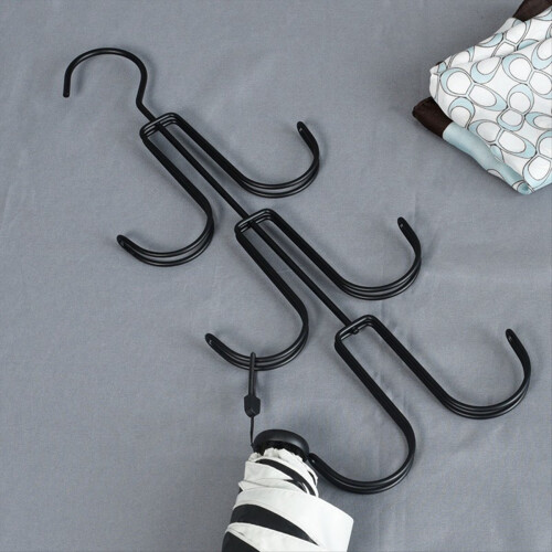 White Handbag Storage Hanger Metal Rotatable Hook 2