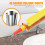 Universal Integrated Rubber Nozzle Tool Set, 33 Piece Caulking 7