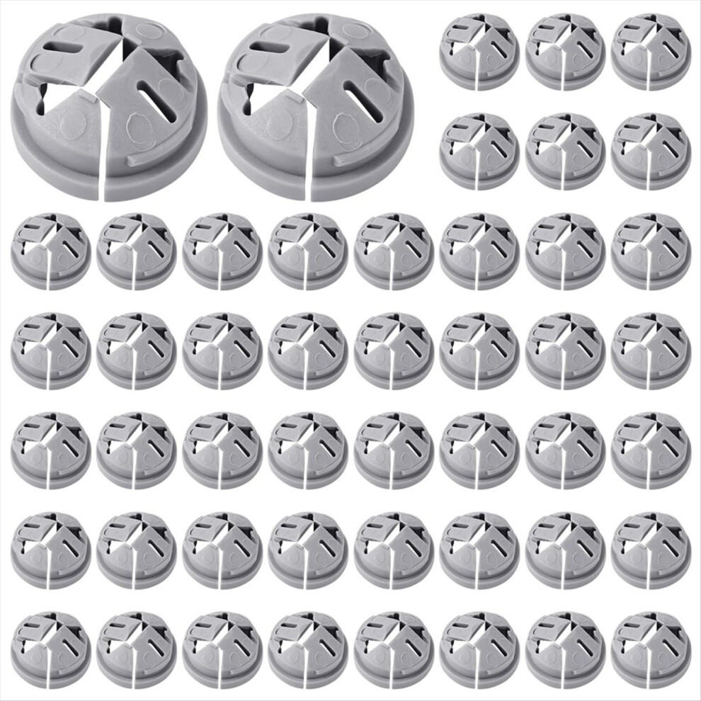 100Pcs Push-In Cable Connectors,Electrical Box Wire Inserts Button 4854010063922