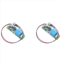 2x DC 12V timing timer vertraging 1-10S tijd instelbaar relais met indicatielampje UIT-module triggerschakelaar