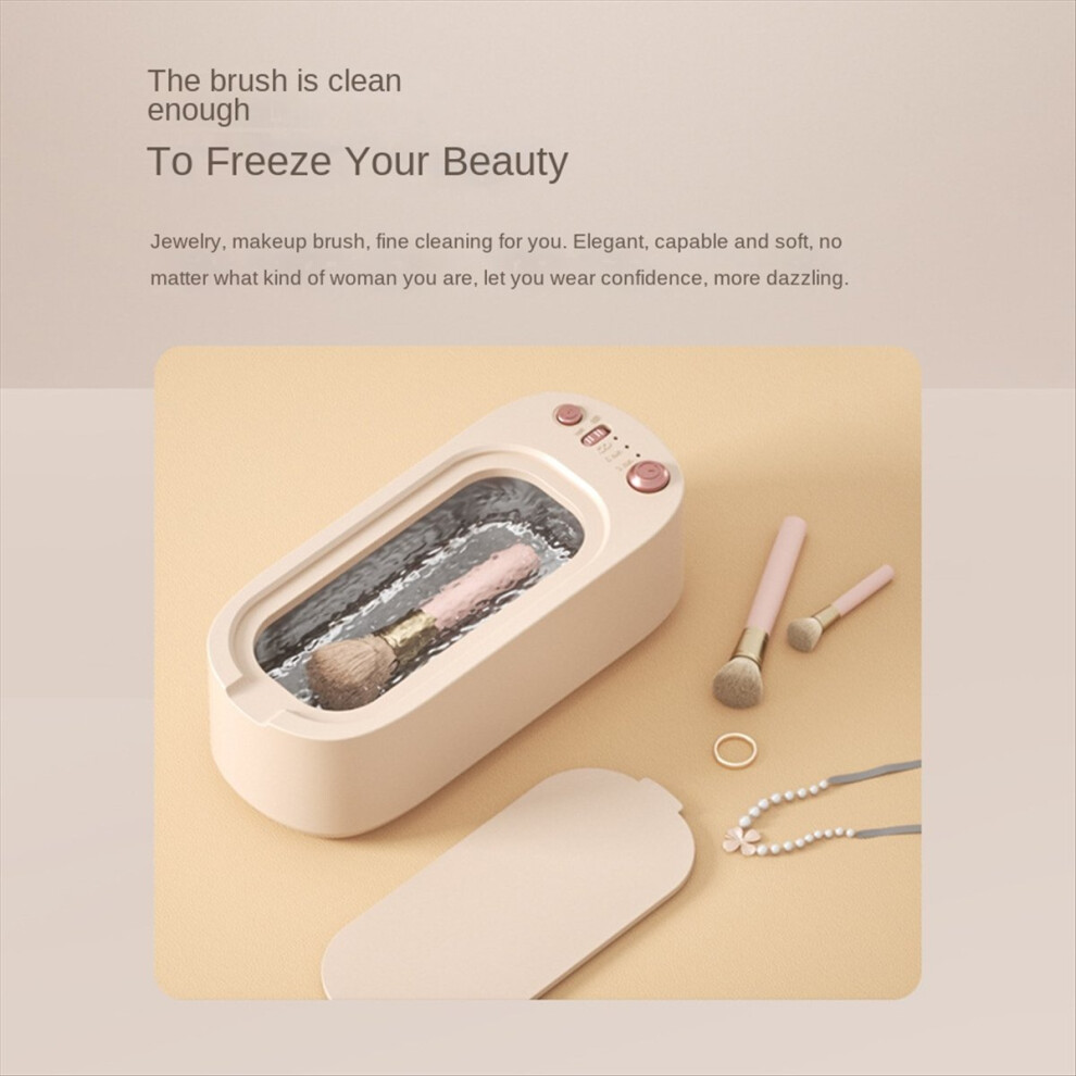 Ultrasonic Cleaner Machine, Professional Jewelry Cleaner,Pink 4854194556456