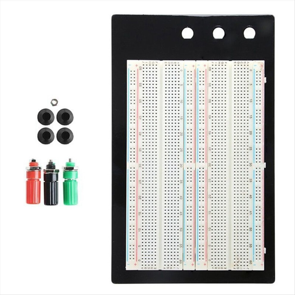 Solderless Breadboard Protoboard 1660 Positions With Banana Jacks 4854194555985