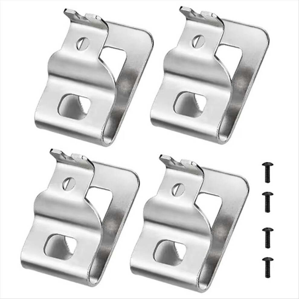 Belt Clips, 4Pcs Drill Tool Clips Hook Kit With Screws 4852597827180