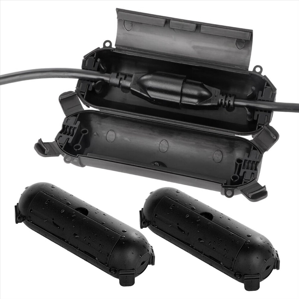 3Pc Outdoor Extension Cord Safety Cover With Seal, To Protect Outlet 4854010023933