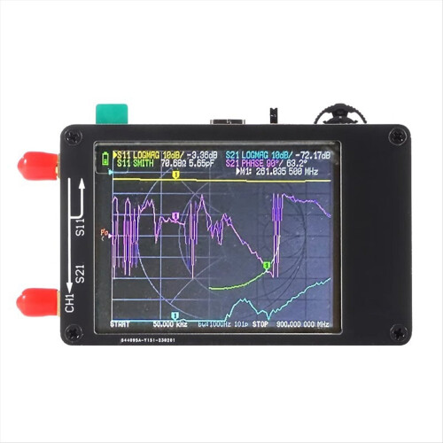Verbeterde versie van de Antenna Vector Network Analyzer MF HF VHF 2