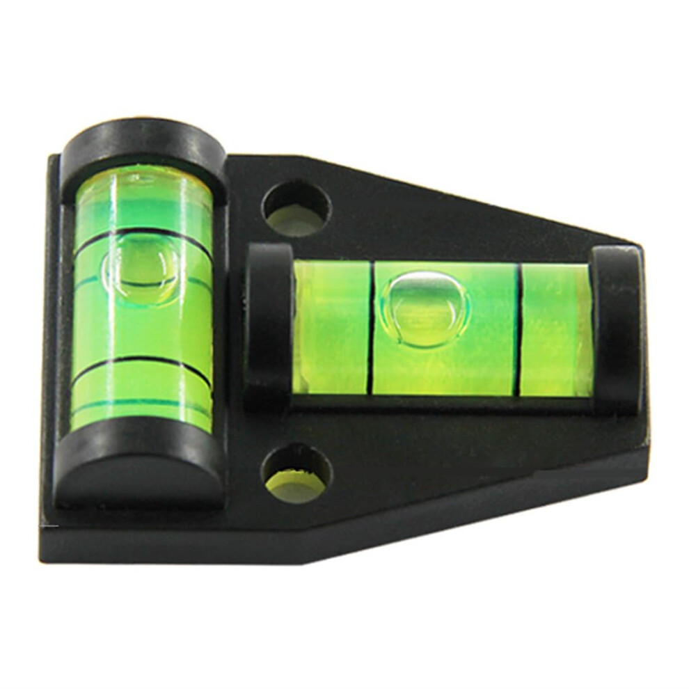 Clamshell Bubble Level, Small Black, Rv Leveling And Performance, Compact Size 9393856660056