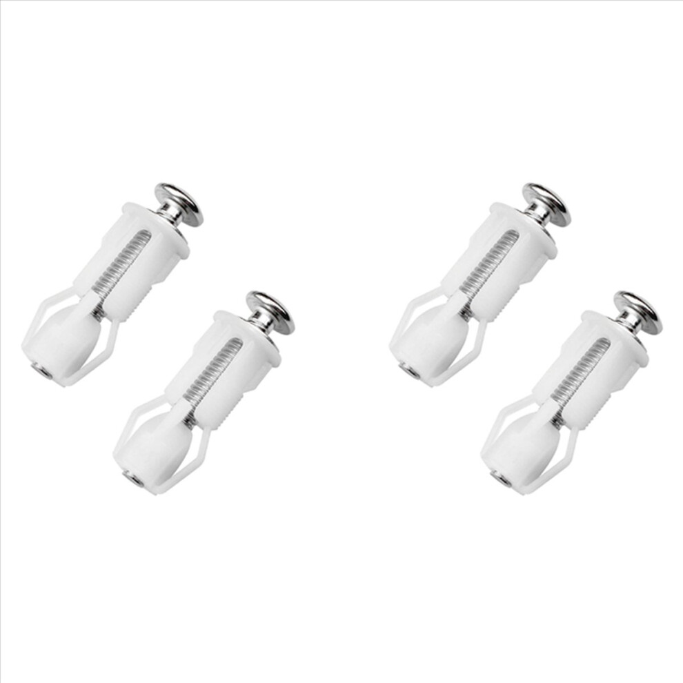4X Toilet Seat Screws And Lid Stainless Steel Top Fixing Hinges Screws, For Replacement Parts 4854194582011