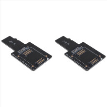 2X EMMC naar USD Board USB (MicroSD) Adapter MicroSD-modules voor ROCK PI 4A/4B