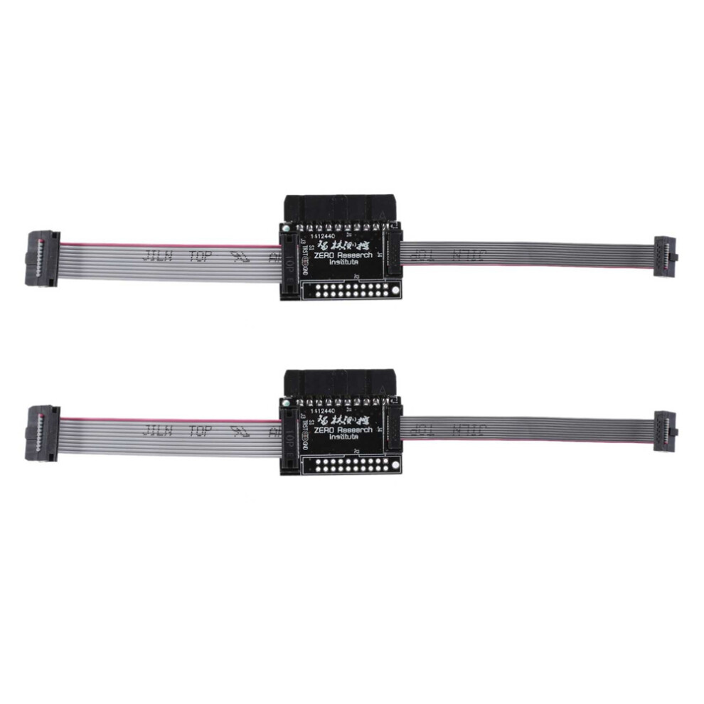 Photos - Cable (video, audio, USB) 2X Adapter Board for 20P 2.54 mm JTAG to 10P 2.0mm 1.27mm SWD Interface Converter J6PC