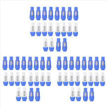 60 STUKS NAC3FCA NAC3FCB Speakon-stekker 3-pins mannelijke Powercon-connector 20A 250V AC-voeding blauw en grijs wit