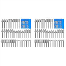 80-delige diamantfreesset voor steenbewerking voor roterende gereedschappen met 1/8 inch schacht, polijstgravering