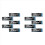 10 stuks displaymodule 0,91 inch OLED-schermdriver DC 3,3 V-5 V (wit licht) 2