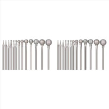 26 stuks bolvormige diamantfreesset met 3/32 inch doorn voor roterende gereedschappen