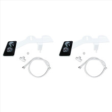 2X Bidet Attachment Non-Electric Toilet Seat Sprayer with Pressure Controls Dual Nozzles for Frontal Rear Wash B