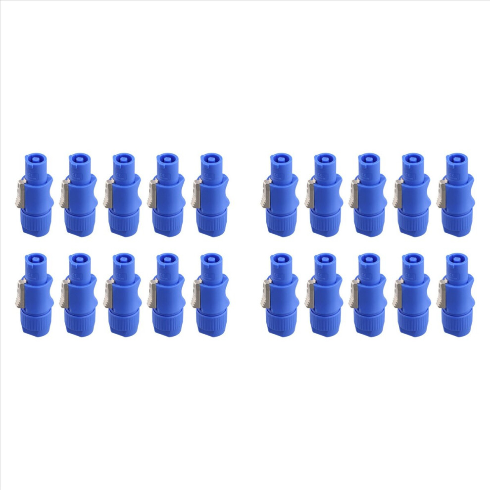 20Pcs 3 Pin Male Powercon Connector Signal Input Jack For Beam Light Stage Power 4854194507328