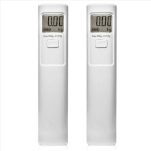 2X Handbagageweegschaal Energieopwekking 50kg 50g Draagbare handmatige digitale hangweegschaal Geen batterij nodig