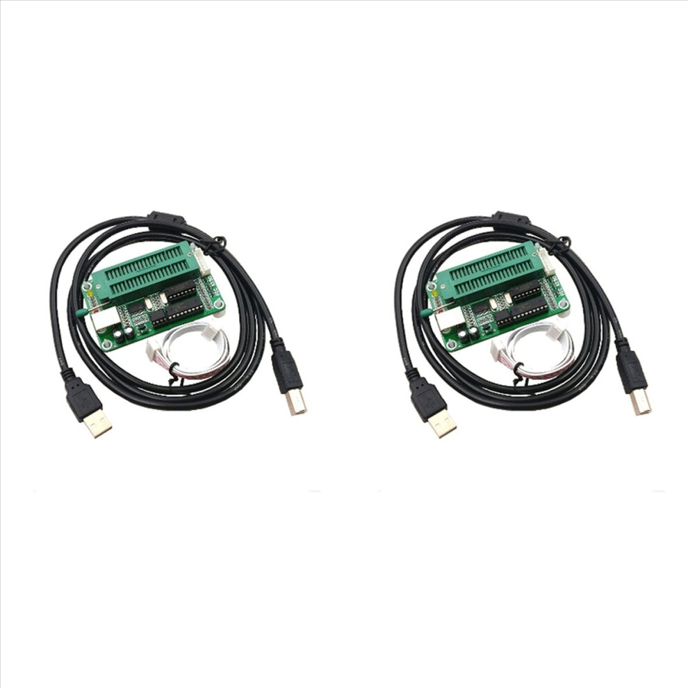 2X Pic K150 Programmer Mcu Microcore Burner Usb Downloader With Cable 4854194597831