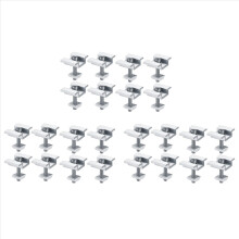 24-pack montagebeugels voor zonnepanelen, eindklemmen, midden voor PV-module 35 mm