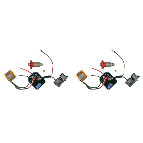 2X Lithium Electric Dril Brushless Motor Assembly 21v 12teeth Control Board Drill
