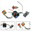 2X Lithium Electric Dril Brushless Motor Assembly 21v 12teeth Control Board Drill 8