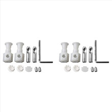 2x Wandhangende toiletten Bevestigingssets Schroeven Bouten Universele Montage Toiletzitting Set