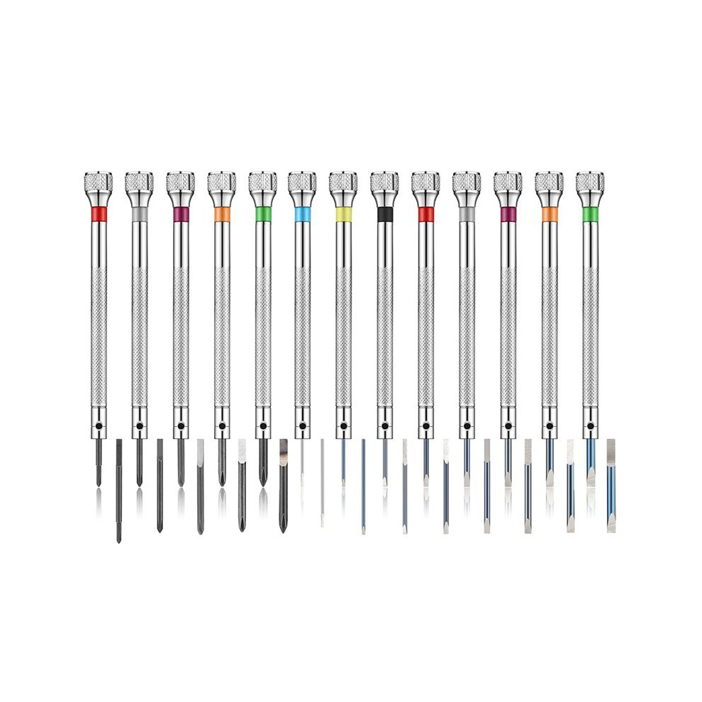 13Pcs Professional Screwdriver Set,0.6-2.0Mm,13 Extra Replace Blades 4854194552052