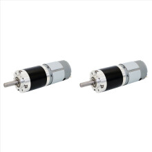 2X 385 Planetaire miniatuur DC-vertragingsmotor Snelheidsregeling Laag geluidsniveau Kleine 24V-accessoires 63 tpm