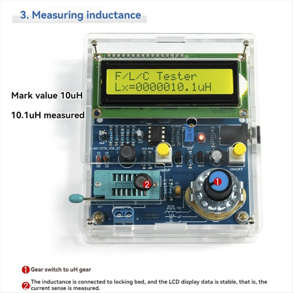 Capacitance Inductance Frequency Measurement Display Electronic Kit 4852100680660