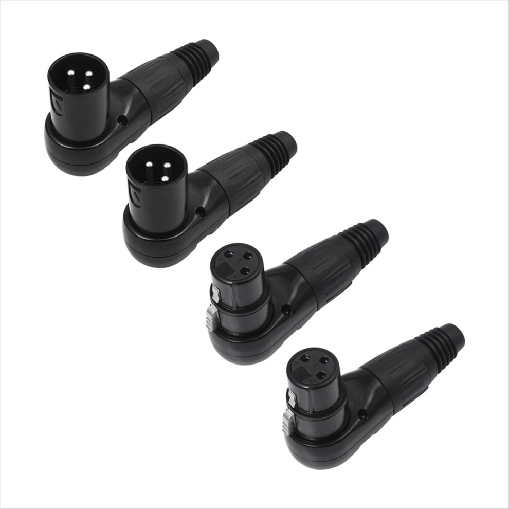 Xlr Connector, 3Pin Microphone Mic Male Plug Female Jack Adapter 4852100671866