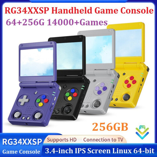 RG34XXSP Retro Game Console Linux 64Bit 3.4 Inch 64+256G C 2
